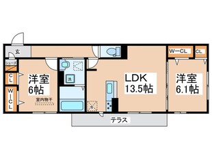 agerate A棟の物件間取画像